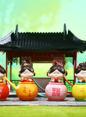 唐小糖祈福花灯唐仕女西安可爱