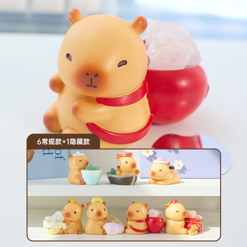 网红爆款卡皮巴拉能量水晶石