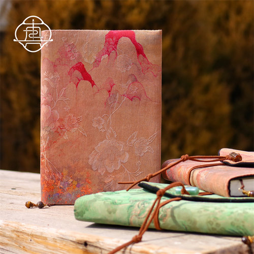 真我山海经非遗香云纱真丝手帐本