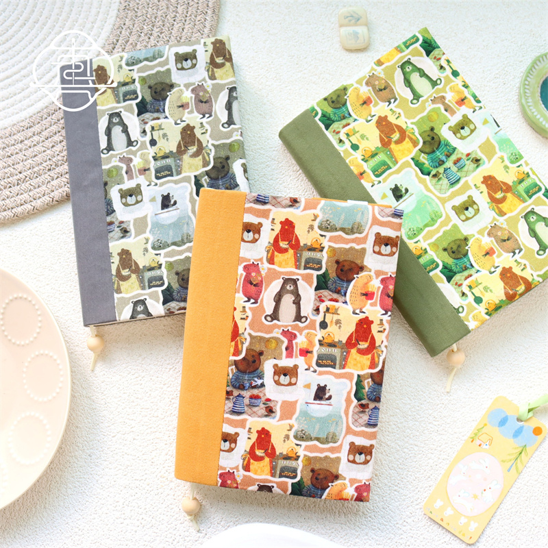 真我森林贴画A5A6手帐本可爱书衣