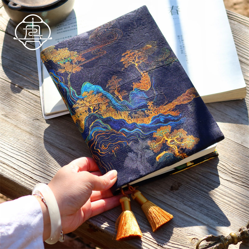 真我 山岚丝毛 桑蚕丝羊毛国风手账手工布书衣日记本笔记本a5a6,文具电教/文化用品/商务用品,手帐/日程本/计划本,淘宝优惠券,粉丝福利购,淘宝优惠卷