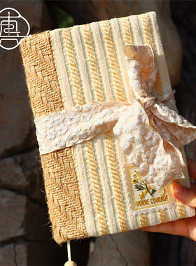 真我 白树手札 原创手工布书衣A5A6手帐本手账记事本封套文创礼