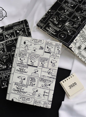 真我 史努比 手工布书衣 手账A5A6 手帐本 定制余白 书套 笔记本