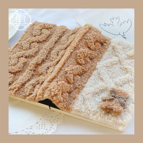 真我奶巧熊饼干手工布书衣