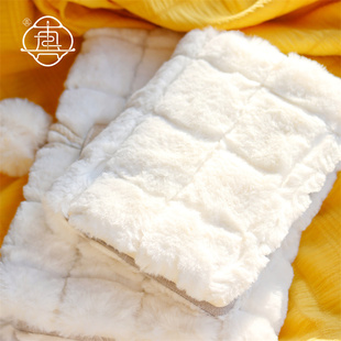 真我 原创毛绒手帐布书衣A5A6手账封套随身记事本文创礼 奶油小方