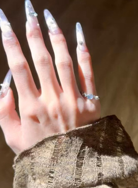 日进斗银戒指小灵蛇翡月日进斗金戒指尾戒活口可调节