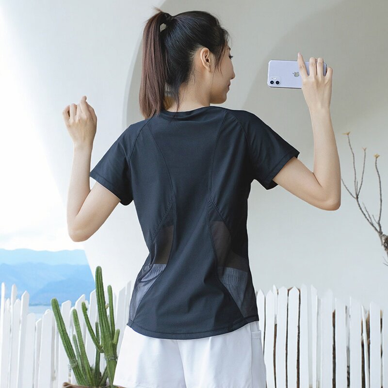 STAW世拓运动T恤女跑步夏季时尚防晒服