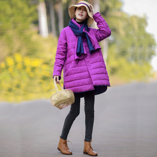 赫轩原著民族风加厚棉衣高档秋冬新款保暖外套文艺女装气质棉衣正