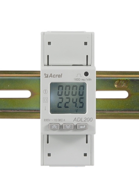 安科瑞ADL200/CF单相电能表支持485通讯尖峰平谷计量导轨式安装