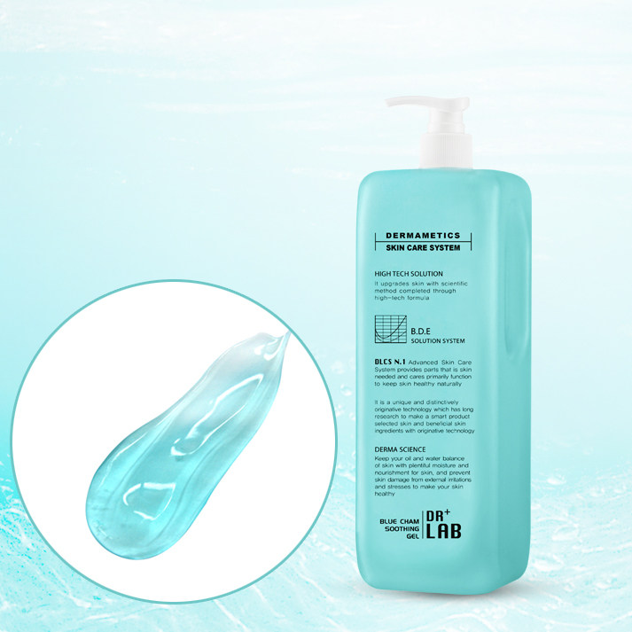 韩国DR+LAB德莱博冰蓝舒缓啫喱凝胶补水修复镇定面膜美容院用大瓶