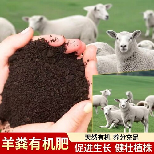 羊粪肥发酵有机肥料种菜营养土羊粪肥蔬菜果树植物通用花肥鸡粪肥