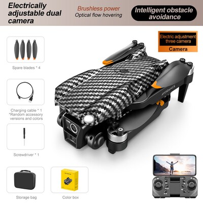 D3 Brushless Motor Aerial Drone Dual Camera Quadcopter Toy