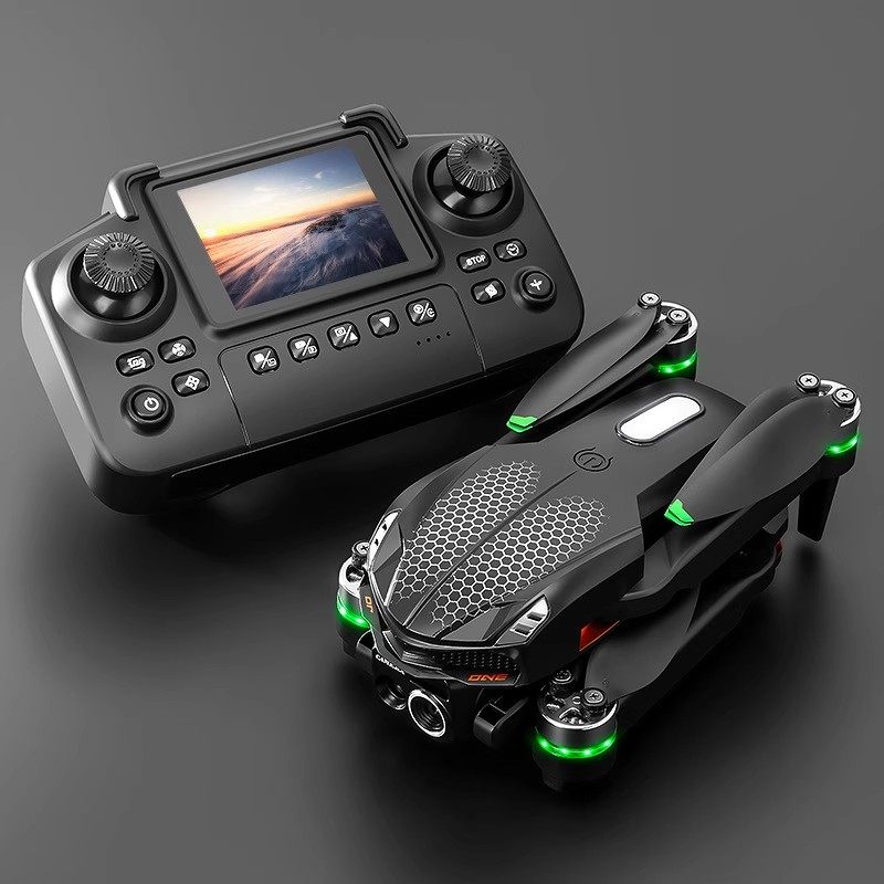 S168无人机无刷屏控避障飞行器航拍光流遥控飞机 Drone Airplane