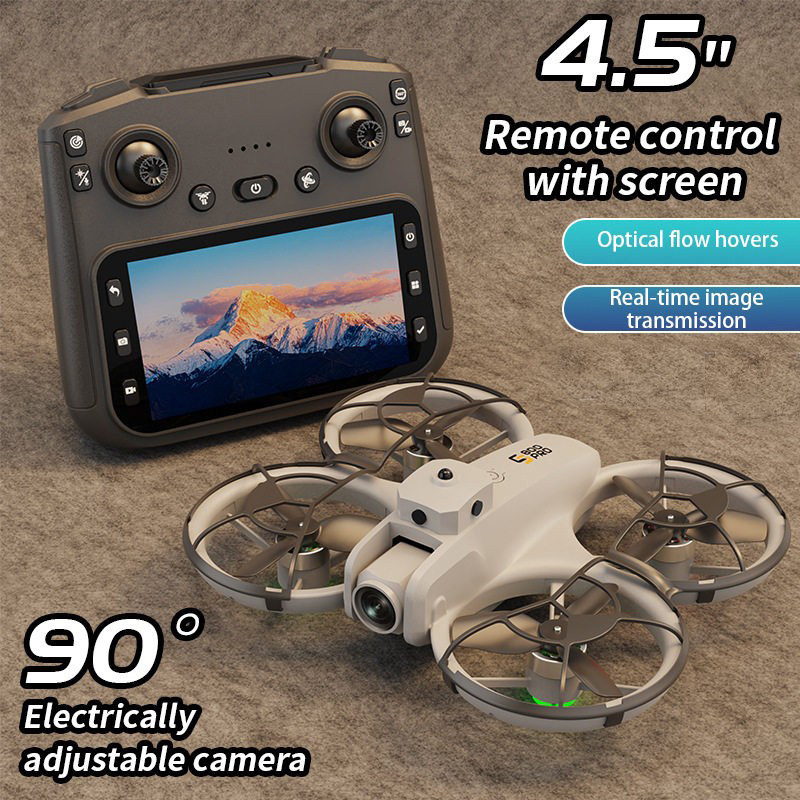 ES800 Drone With Screen Remote Protective Frame Quadcopter