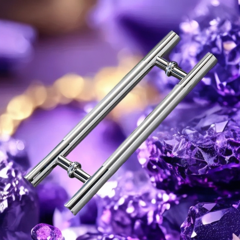 304不锈钢玻璃门拉手浴室实木门长把手玻璃门拉手配件木门大拉手