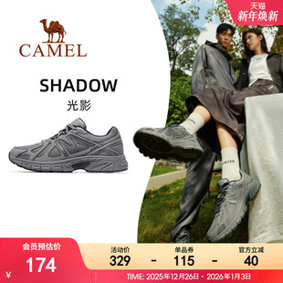 女秋冬休闲女鞋 跑步鞋 老爹鞋 光影 女 子慢跑鞋 骆驼运动鞋 鞋 女款