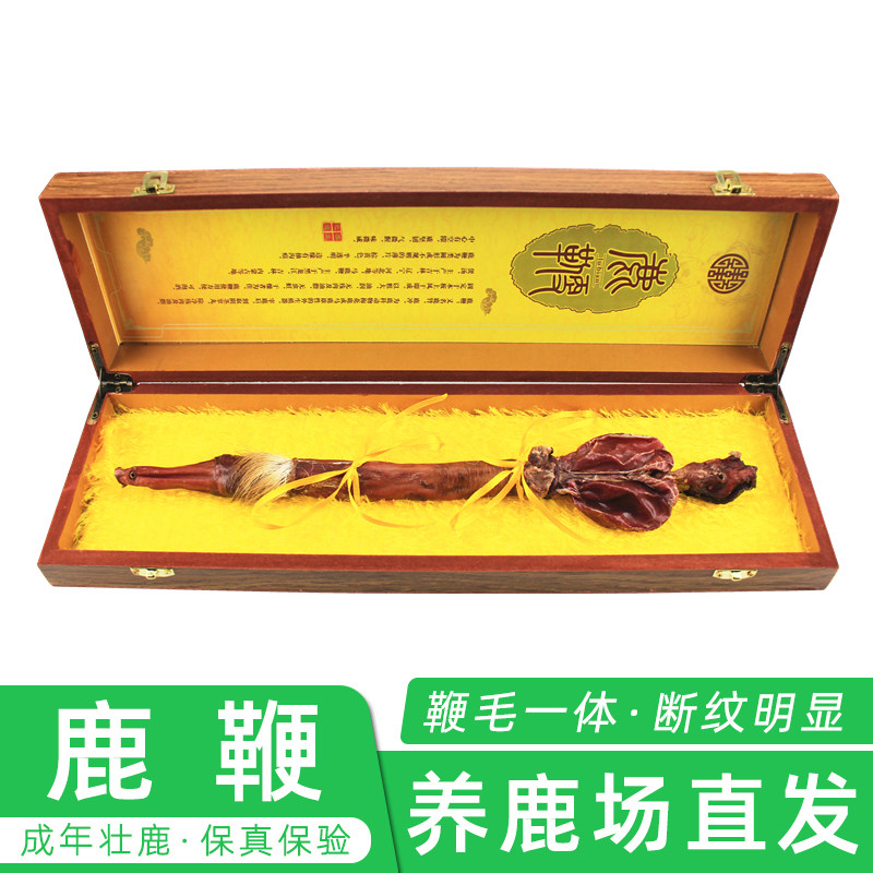 保真养鹿场直发整根干鹿鞭吉林梅花鹿马鹿鞭泡酒药材包邮