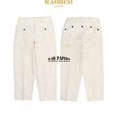 工装 1944monkey Bourn pants猴子裤 p44人字纹宽松收裤 休闲长裤