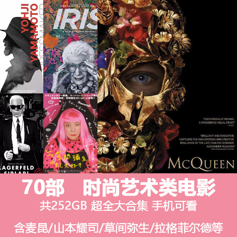 b36世界时尚设计摄影大师记录电影70部时尚设计类影片集合