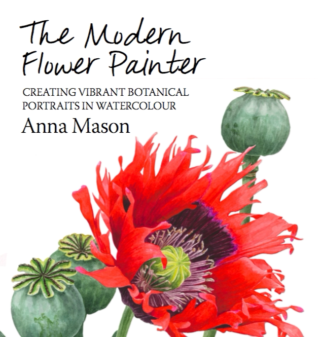 y139现代花卉创造充满活力的植物画水彩画modern flower painter