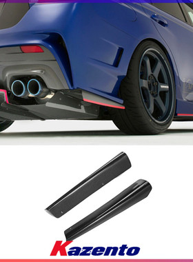 适用Subaru斯巴鲁翼豹VAB 碳纤维改装 Varis款后杠包角后护角加装