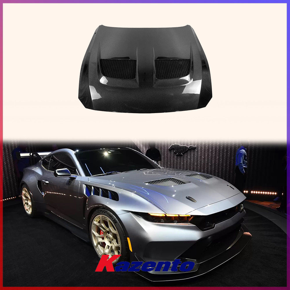 野马Mustang碳纤维GTD引擎机盖