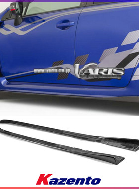 适用斯巴鲁翼豹 WRX VAB 碳纤维改装 Varis款侧裙小包围 侧铲加装