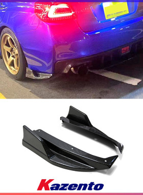 适用斯巴鲁11代翼豹wrx VAB碳纤维改装 VARIS款后杠包角 后尾唇角
