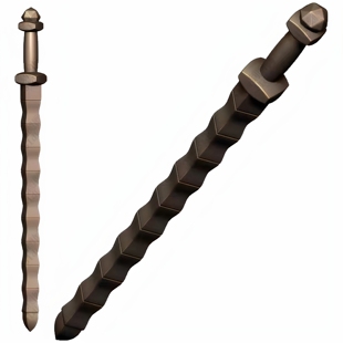 赵公明打神鞭怀旧古代兵器模型创意精美个性简约轻奢清代末期封神