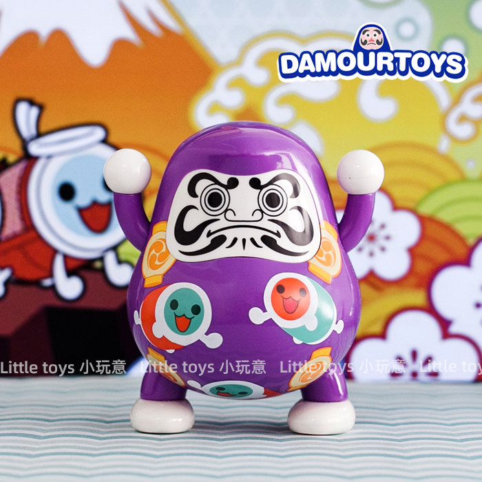 全新盒装达摩卡通打鼓达人祈福日本公仔复古桌面潮玩摆件手办模型