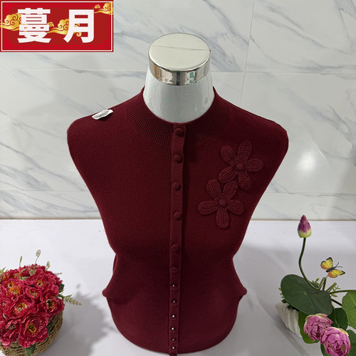 半高领打底衫秋冬纯羊毛针织衫女