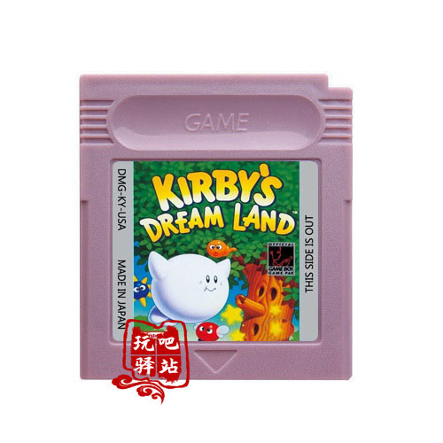 GBC游戏卡 GBC GBASP适用 星之卡比1 Kirby's Dream Land 英文版