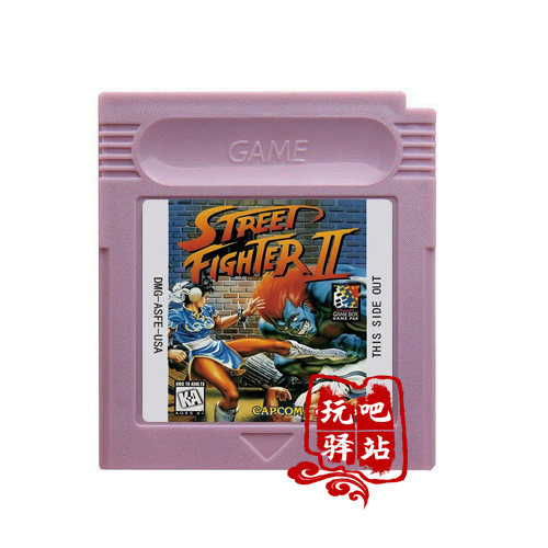GBC游戏卡带 街霸2 Street Fighter II 英文