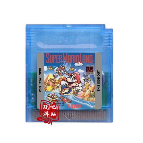 GB GBC GBA SP游戏卡带 超级玛丽 Super Mario Land  黑白版.英文
