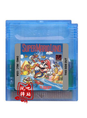 GB GBC GBA SP游戏卡带 超级玛丽 Super Mario Land  黑白版.英文
