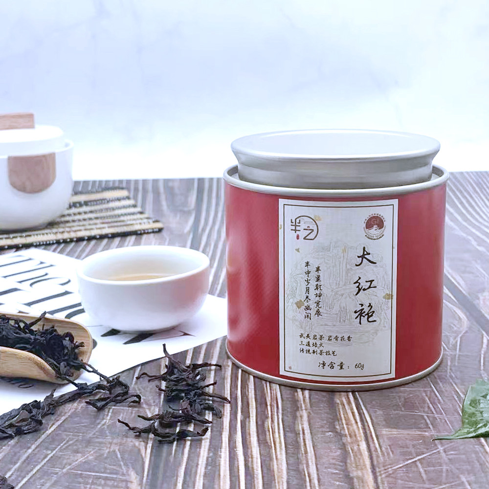 半之大红袍茶60g浓香型红茶正宗武夷山乌龙茶正岩花果