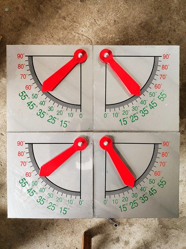 顺丰包邮船用安全角度尺不锈钢舷梯角度指示器0-90度厂家直销