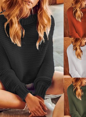 Women's Knitted Sweater Autumn/Winter Casual Sweater Long