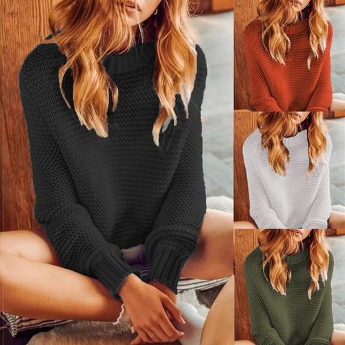 Women's Knitted Sweater Autumn/Winter Casual Sweater Long