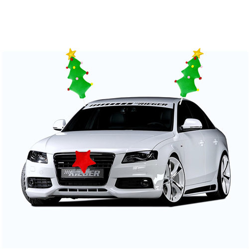 Christmas Car Green Antlers Christmas Decoration绿鹿角圣诞树