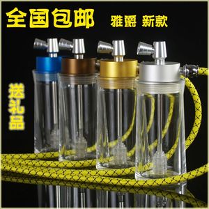 雅爵 水烟壶便携消音多层过滤水烟壶 水烟斗升级烧锅送全套带配件