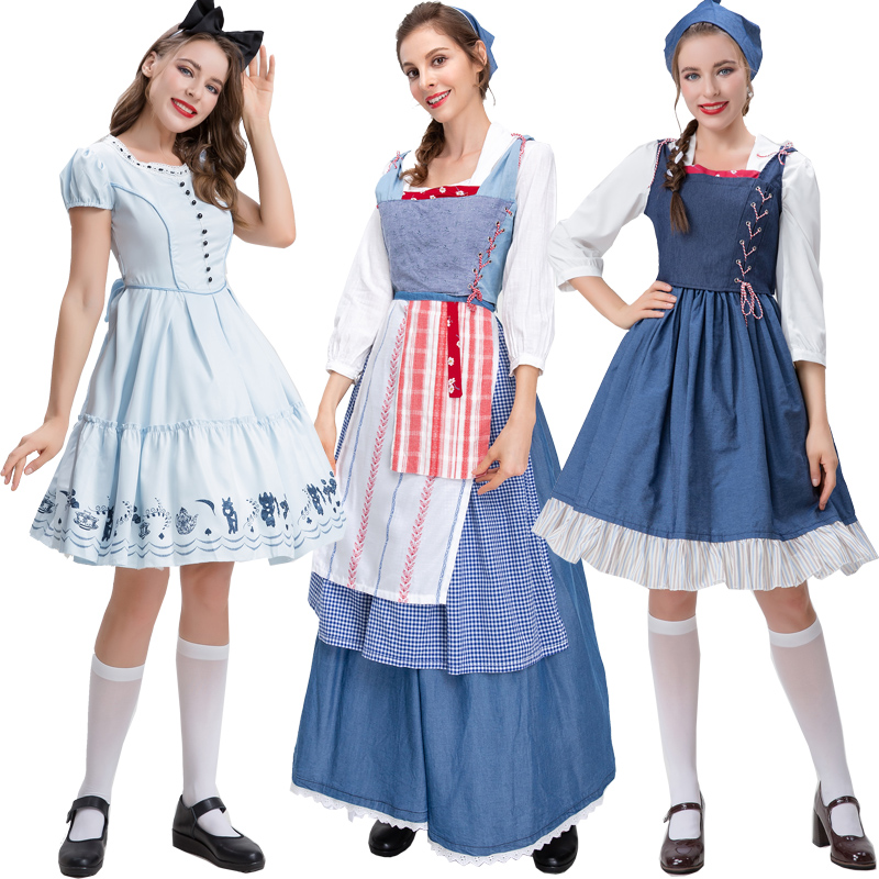 万圣节爱丽丝梦游仙境角色白皇后红桃皇后柴郡猫疯帽子妖精演出服