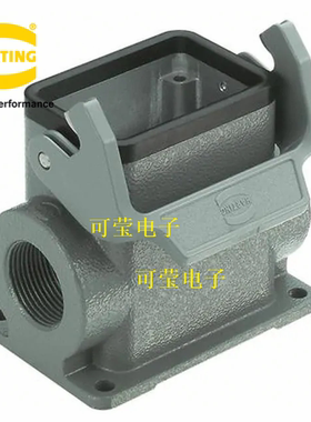 哈丁HARTING重载连接器 19300060291 HAN 6B 6芯封底加高底座