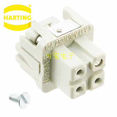 HARTING重载连接器4针母芯