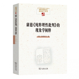 中国现象学文库·现象学原典译丛·海德格尔系列 现象学阐释 康德 纯粹理性批判