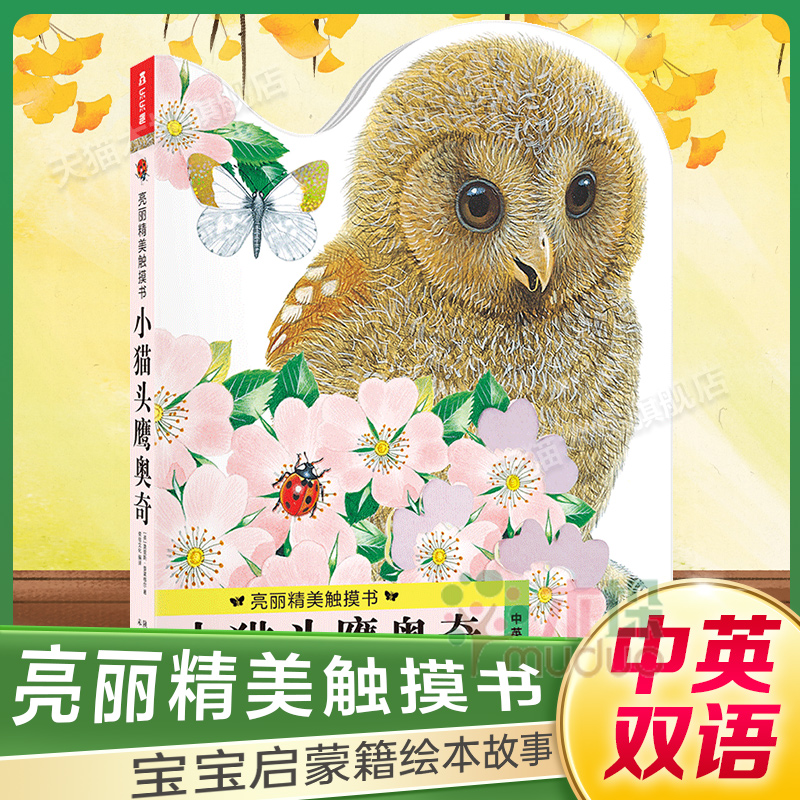 猫头鹰奥奇英双语亮丽精美触摸
