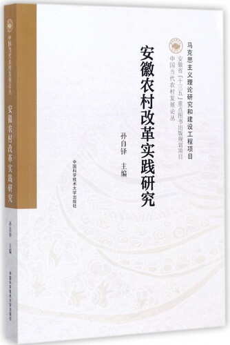 安徽农村改革实践研究/中国当代农村发展论丛