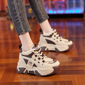 7CM内增高老爹鞋 复古休闲运动女鞋 女2025秋冬新款 小个子厚底爆款