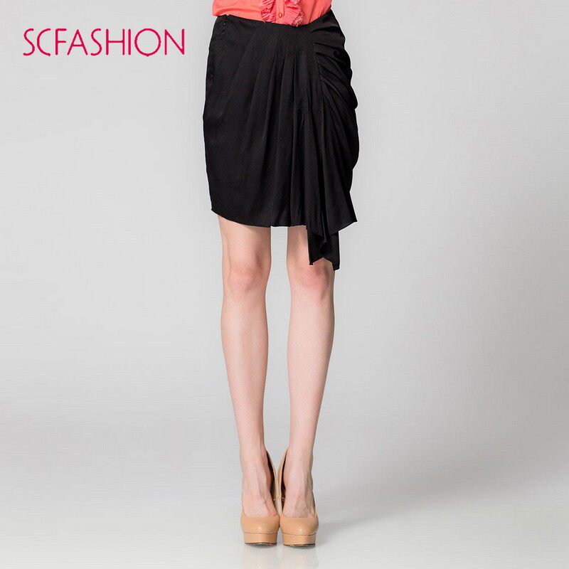 SCFASHION Women's wear fashion sexy Package hip three-dimensional fold skirt SVEF213269in the Women's clothing/Boutique , Skirts  category - from Buy2taobao.com to provide professional Taobao agent buy service