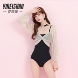 Лонгслив, зимний брендовый сексуальный купальник, по фигуре, защита от солнца, коллекция 2021